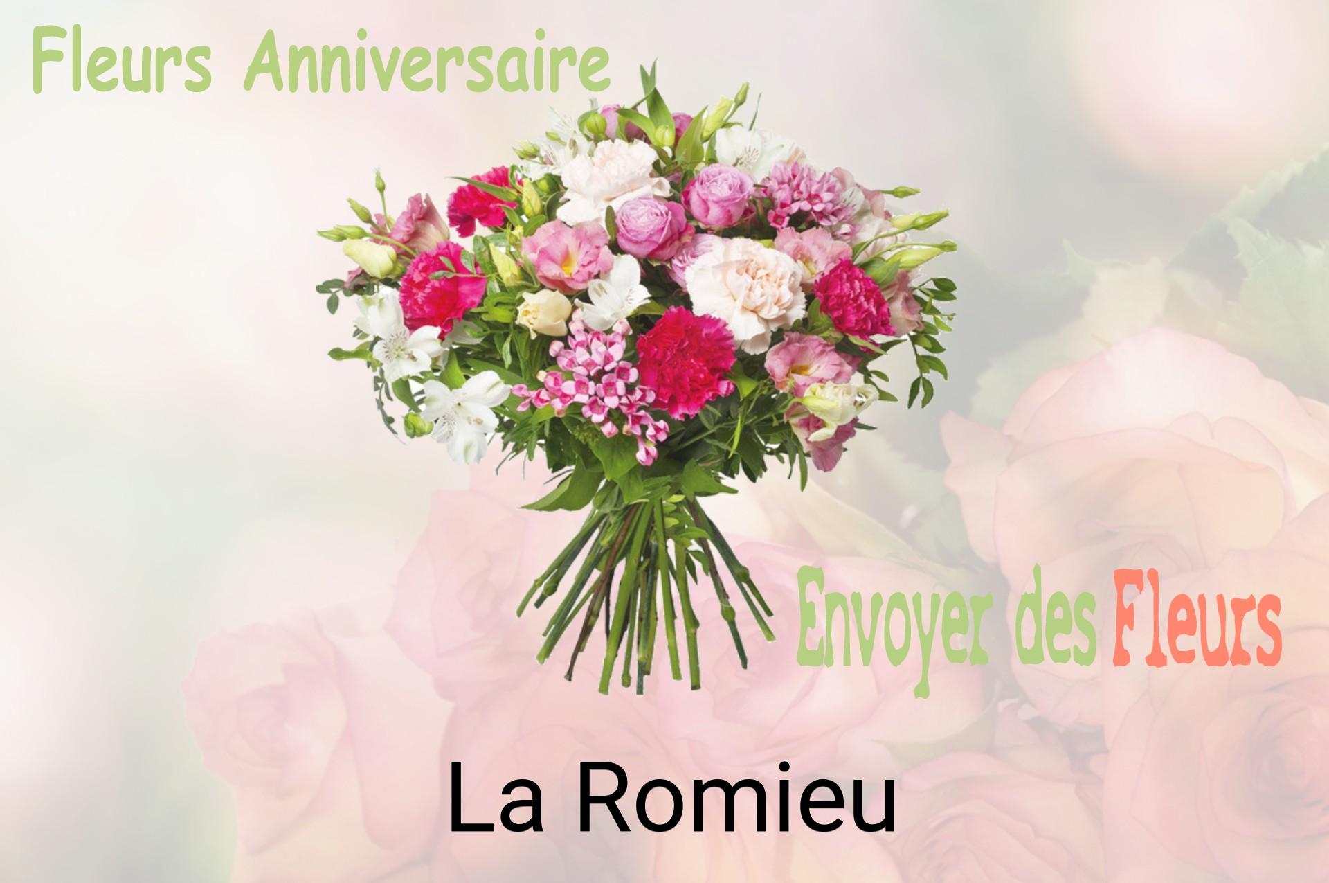 Bouquet de fleurs d’anniversaire livré à La Romieu